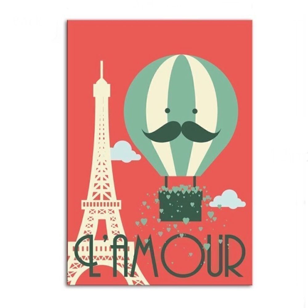 Amour Eiffel Tower Poster